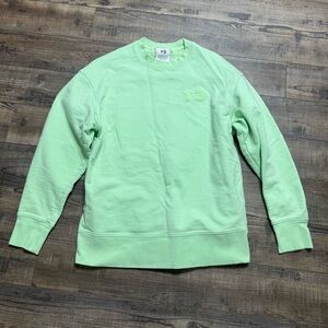 Adidas Y-3 Classic Chest Logo Crew Sweatshirt in the color Glow Green X-Small